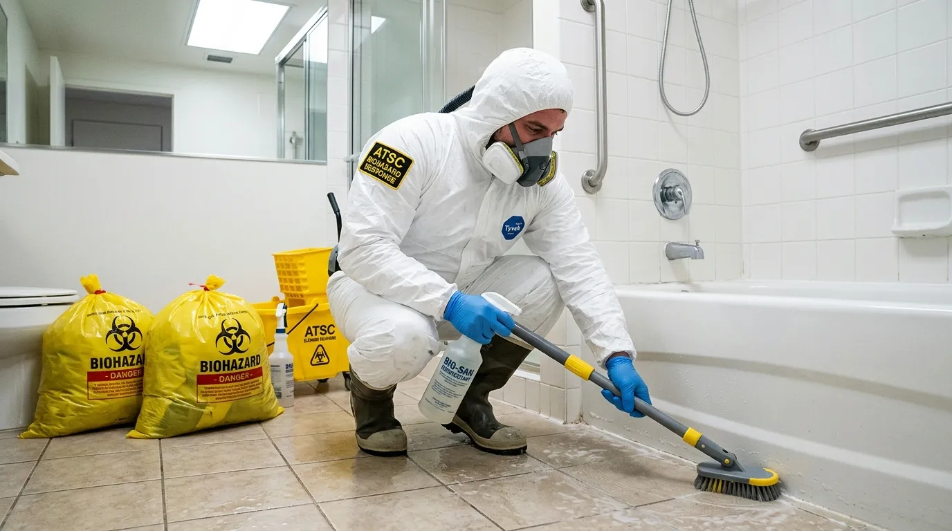 Decontamination equipment deployed for Blood Cleanup in McLean